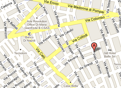 Vieni a trovarci in Via Colombo 85 - Mappa (gif)